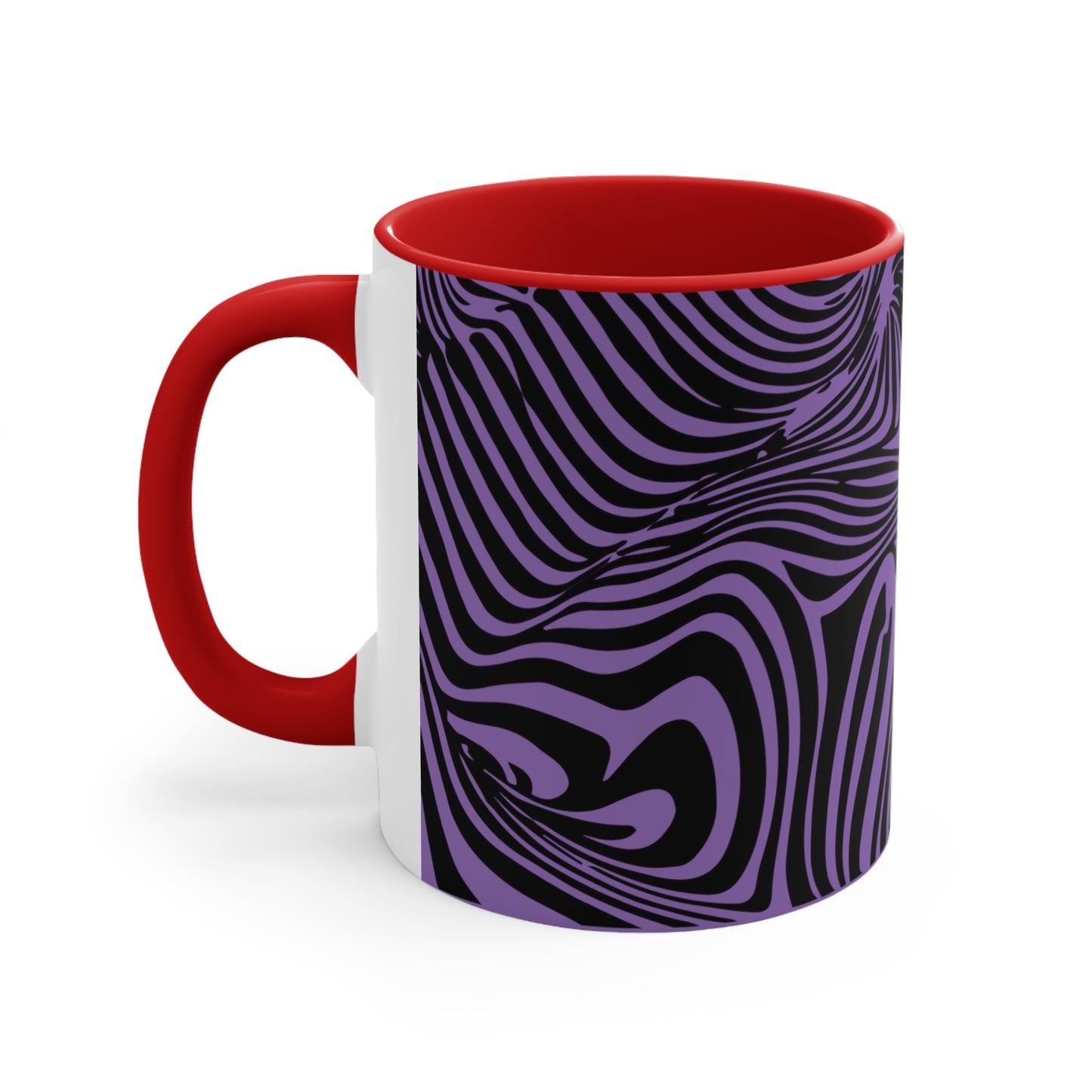 Zebra Swirl on Purple