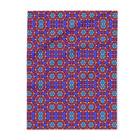 Kaleidoscope Sunrise Fleece Blanket