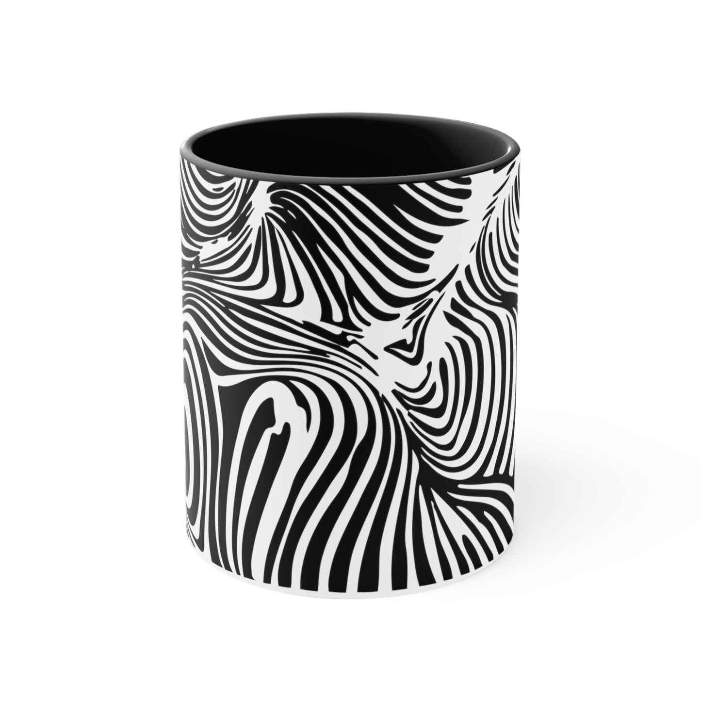 Zebra Swirl on White