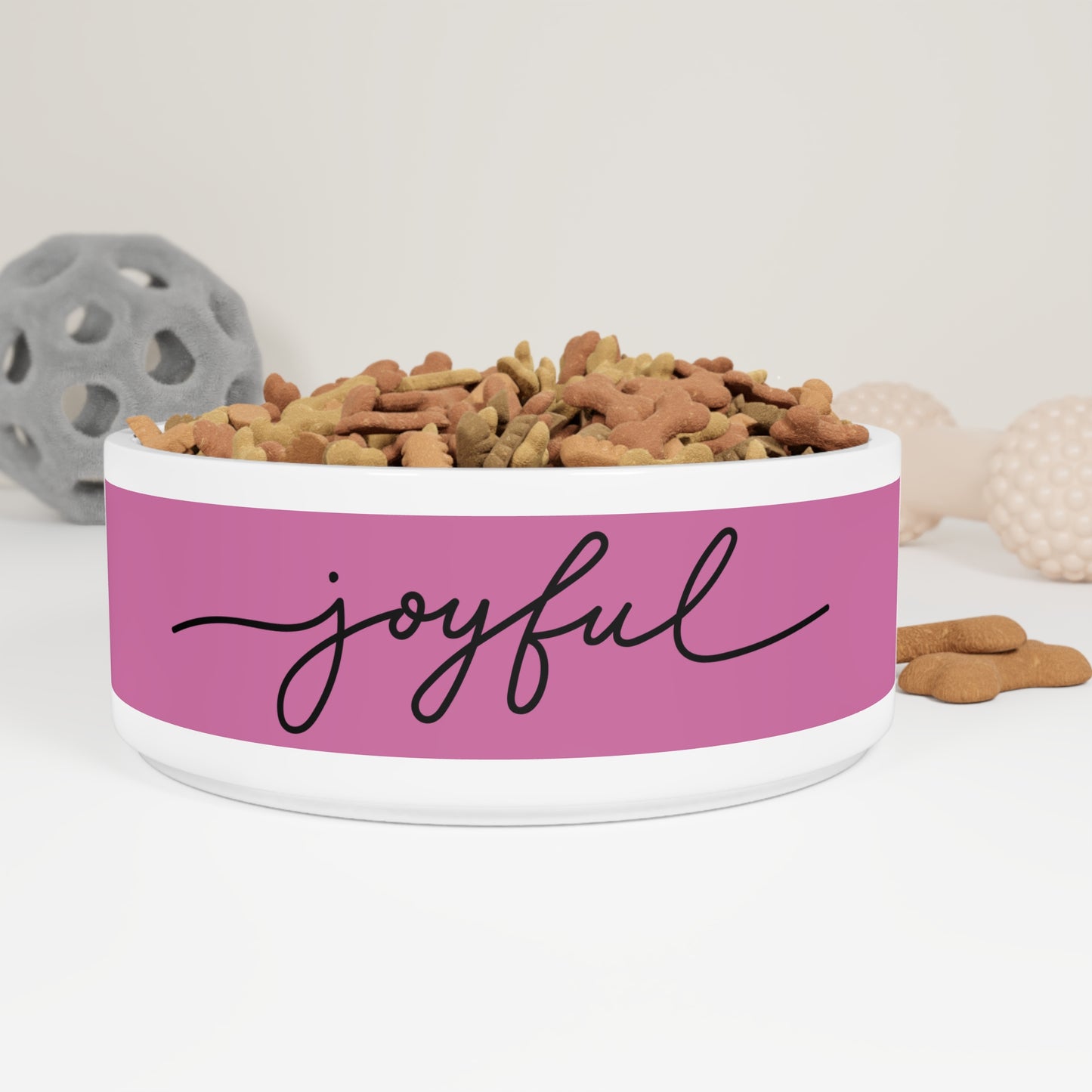 Joyful Bowl on Pink