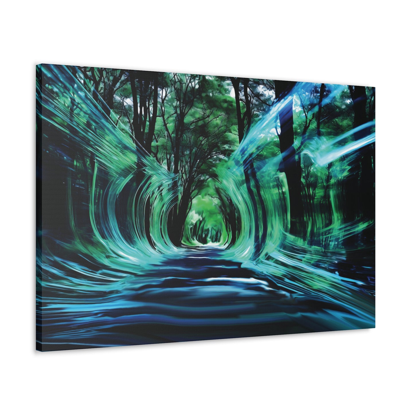 Liquid Forest on Canvas