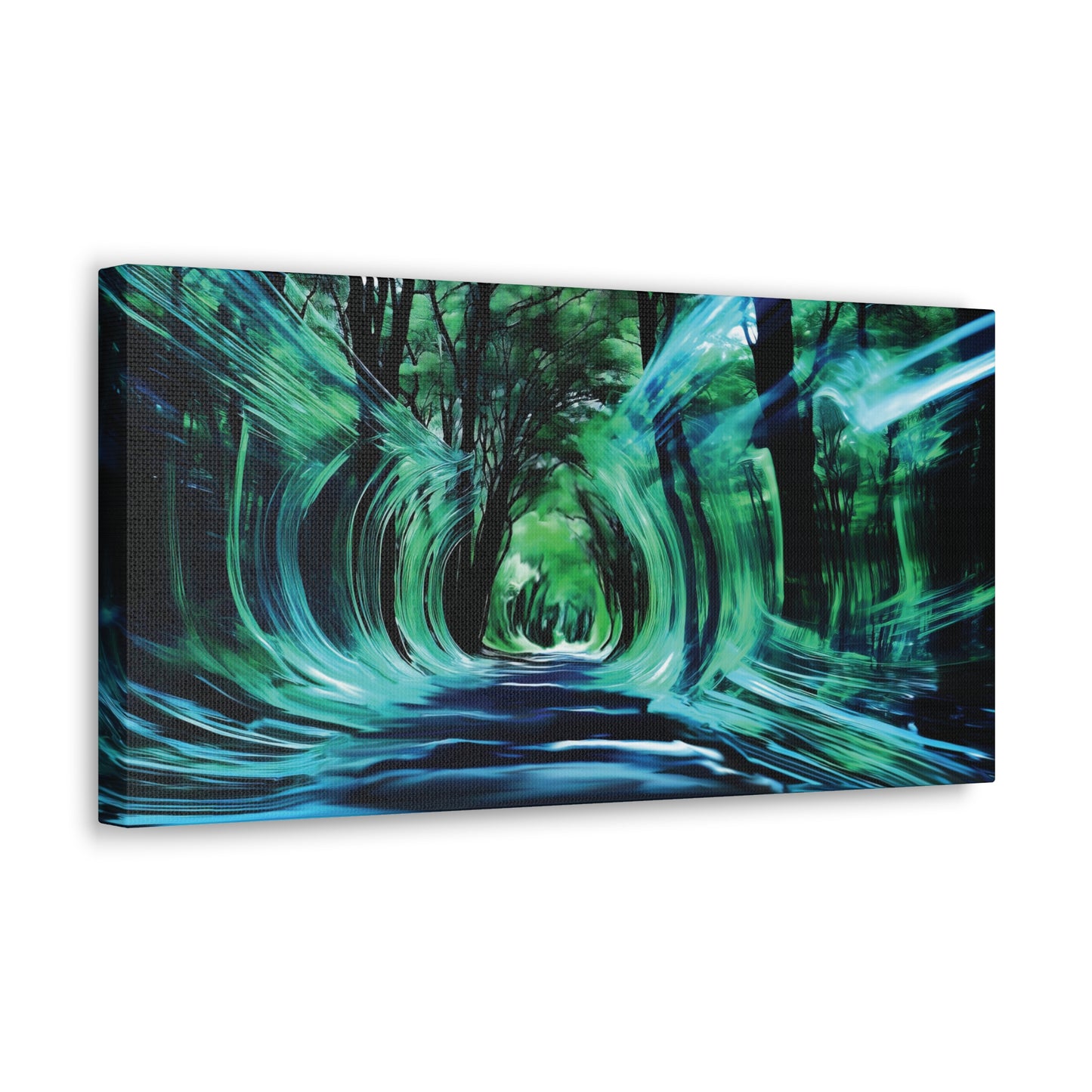 Liquid Forest on Canvas