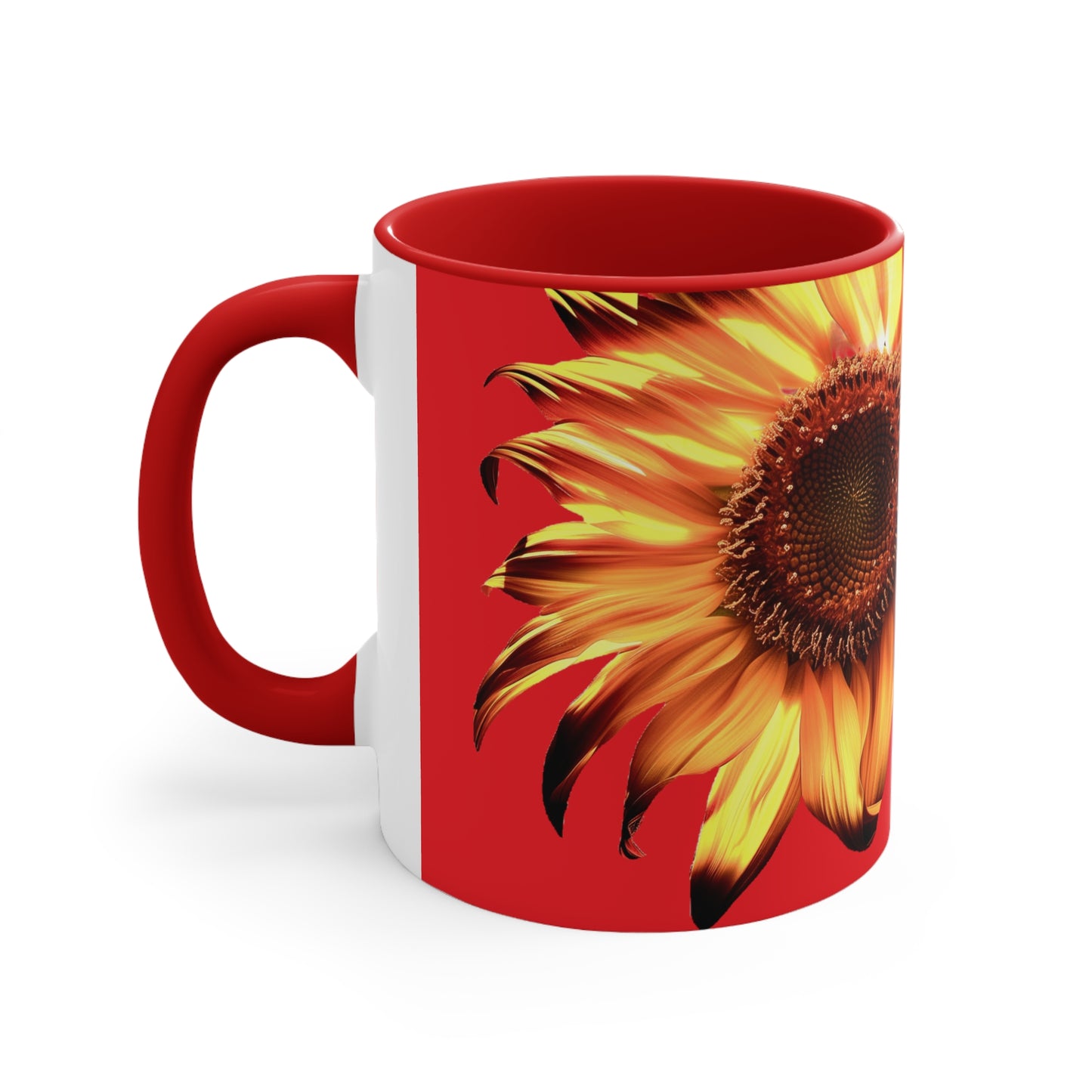 Sunflowers on Red