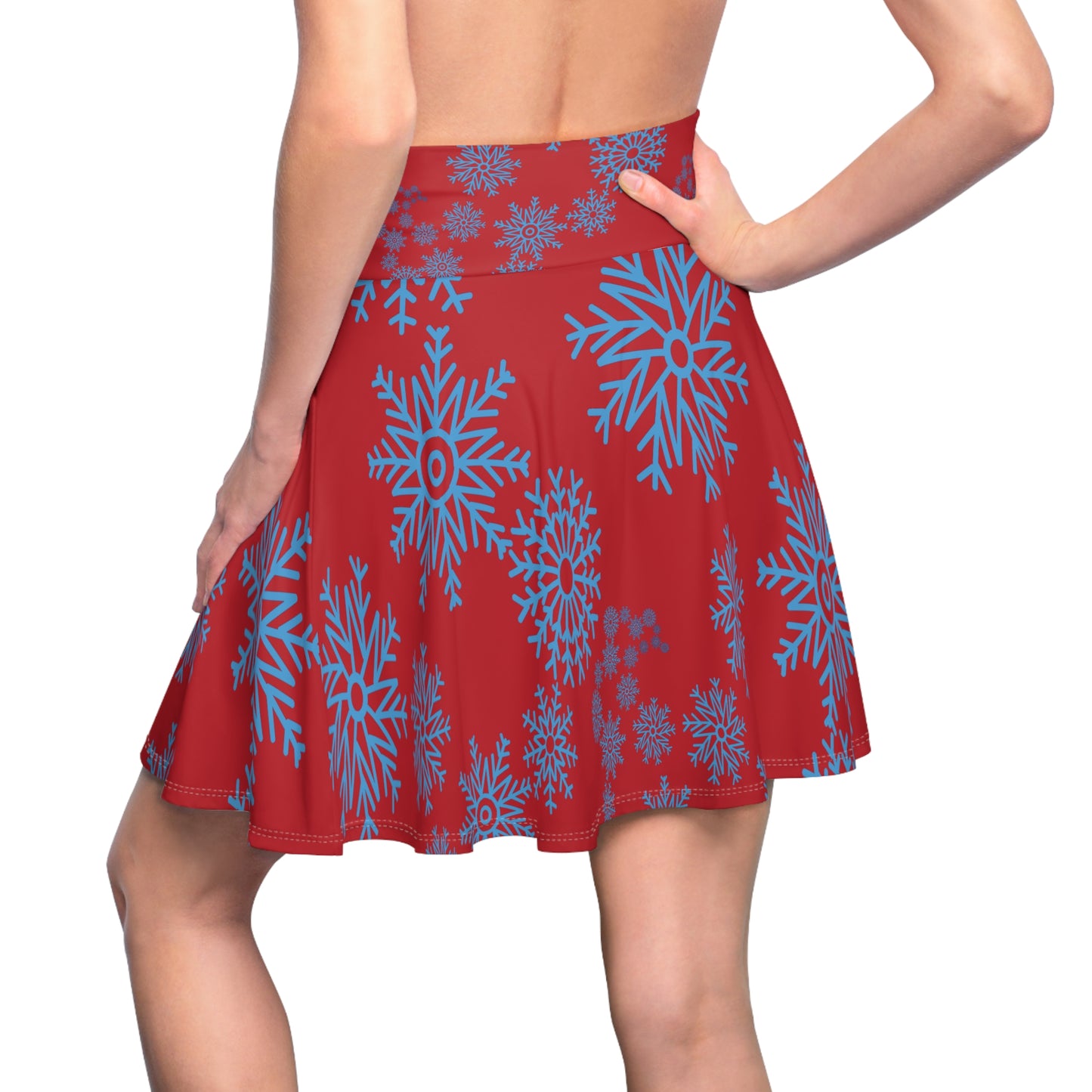 Let it Snow on Red Skirt