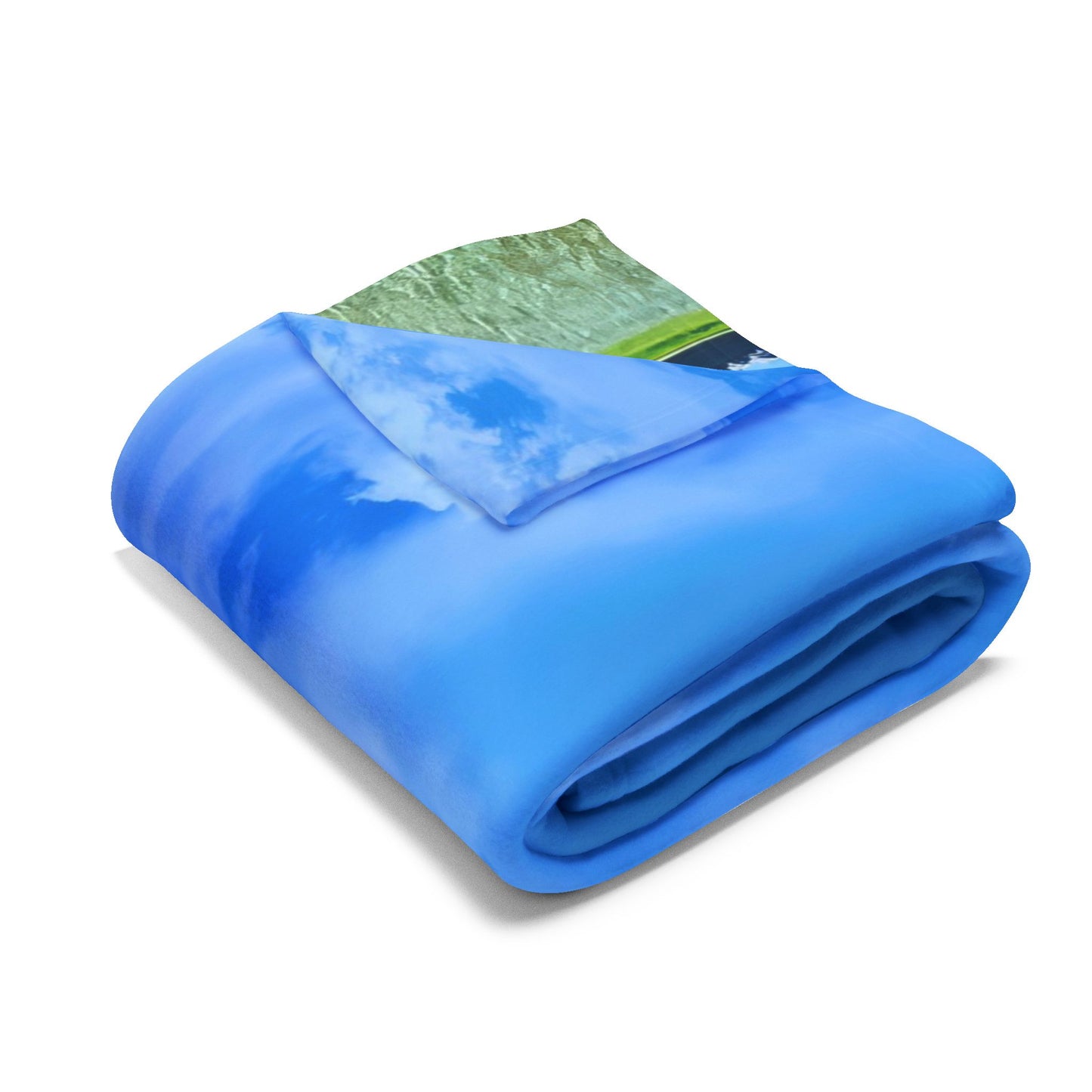 Marsh Cloudscape Fleece Blanket