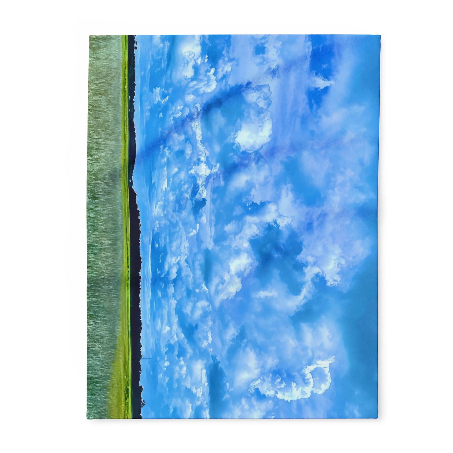 Marsh Cloudscape Fleece Blanket