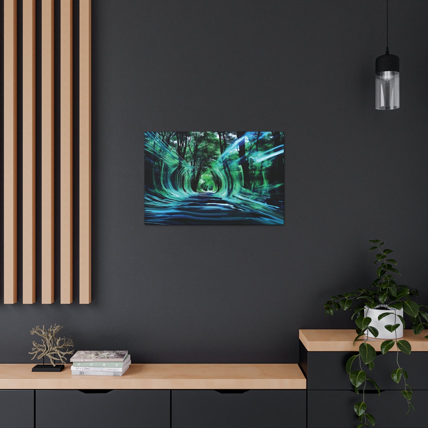 Liquid Forest on Canvas