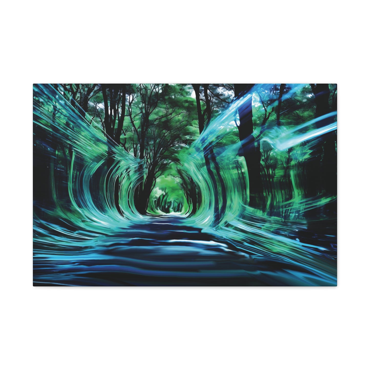 Liquid Forest on Canvas