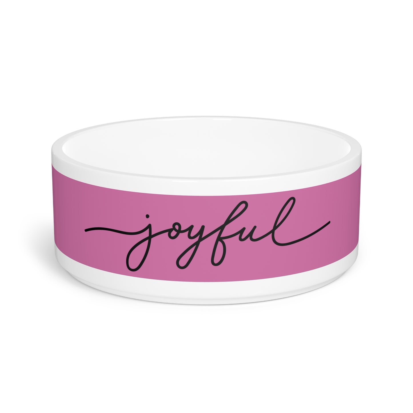 Joyful Bowl on Pink