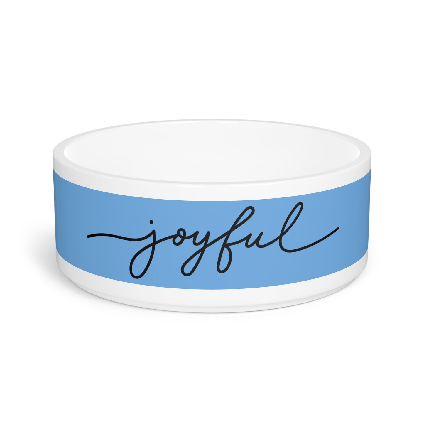 Joyful Bowl on Blue