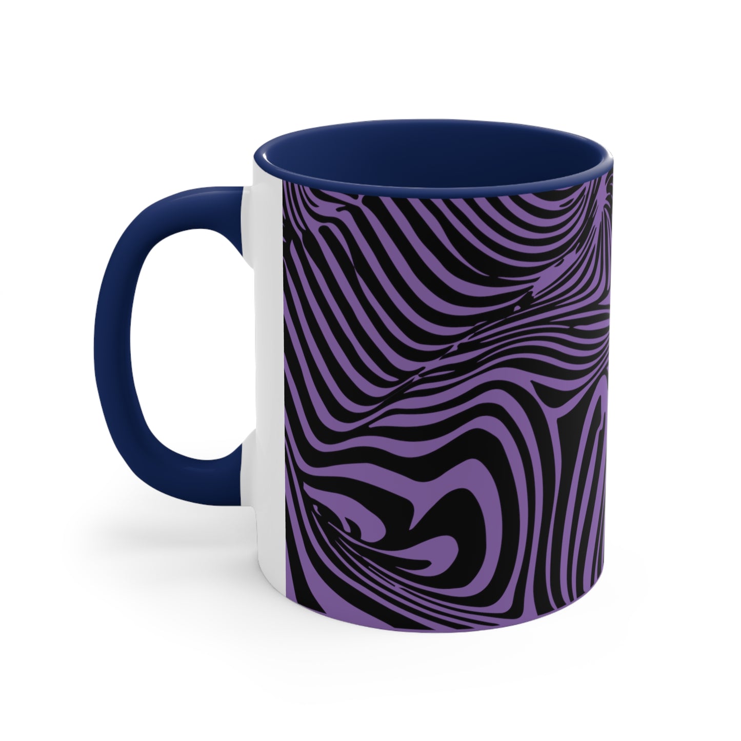 Zebra Swirl on Purple