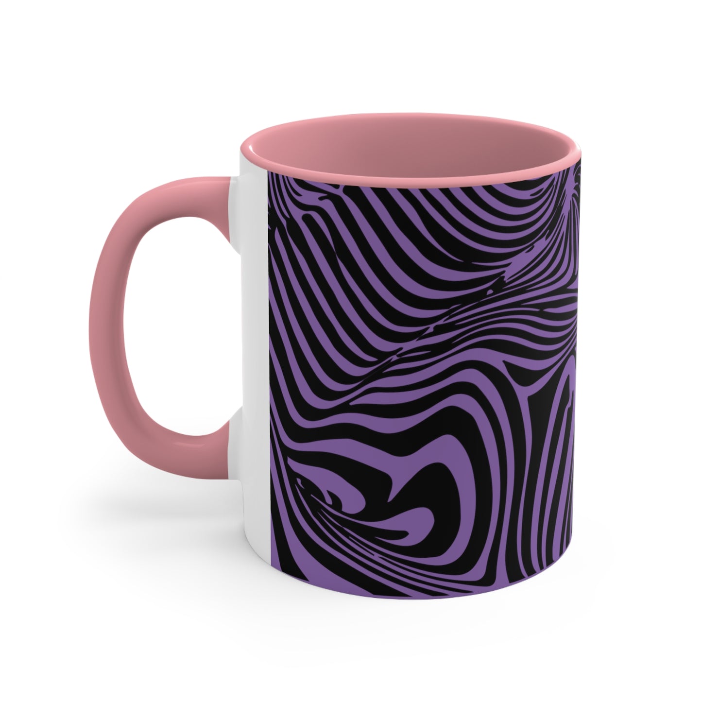 Zebra Swirl on Purple