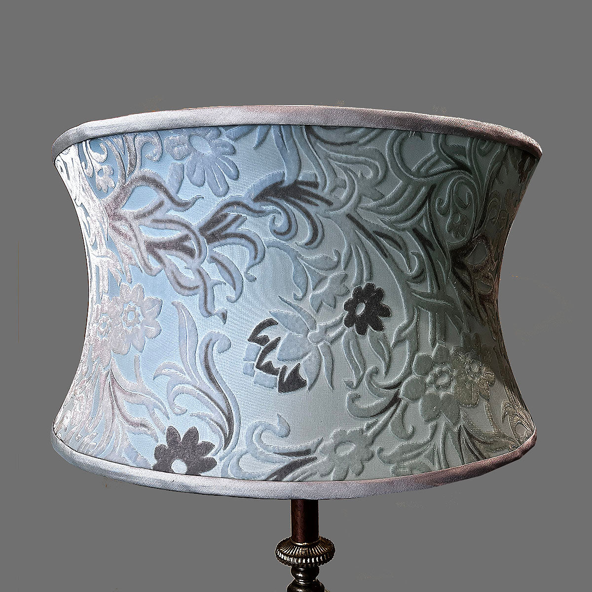 Kiznig Design Al velvet lamp shade by Kevin O'Brien studio