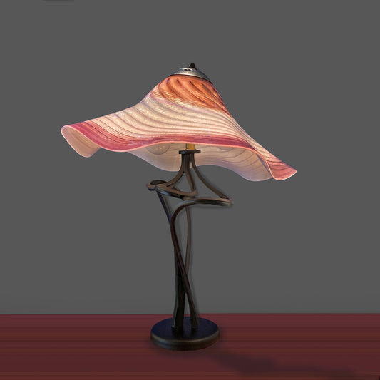 Spiral Lamp in Plumberry