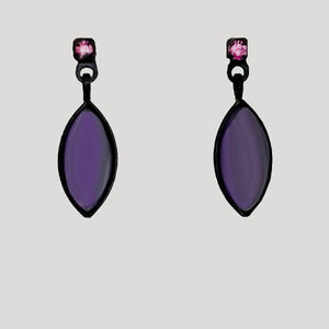 Post Single Leaf Earrings