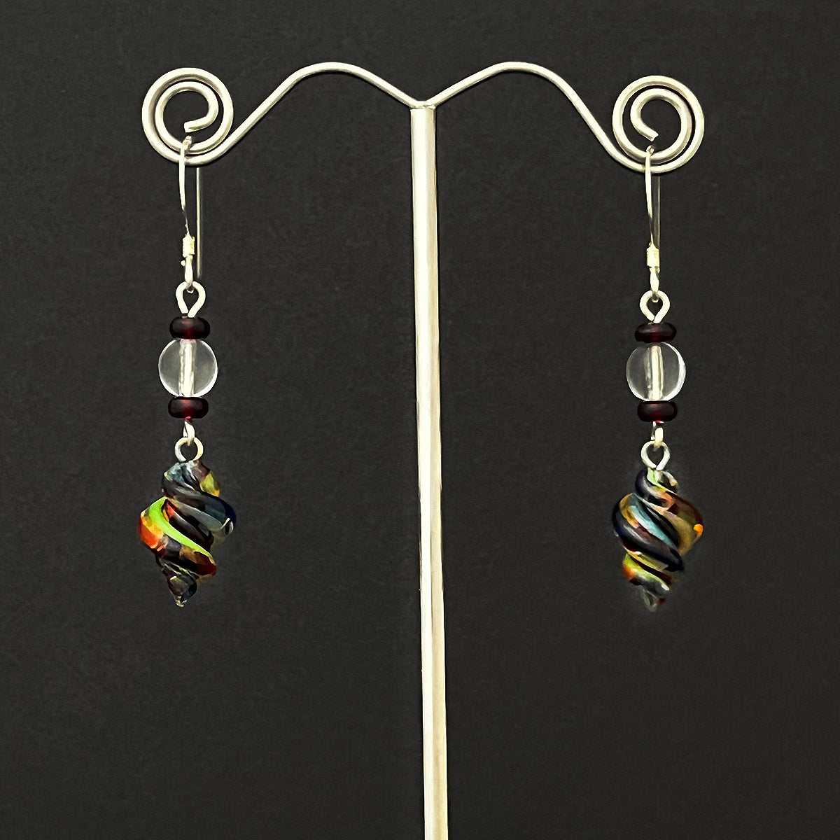 Spiral Drop Earrings