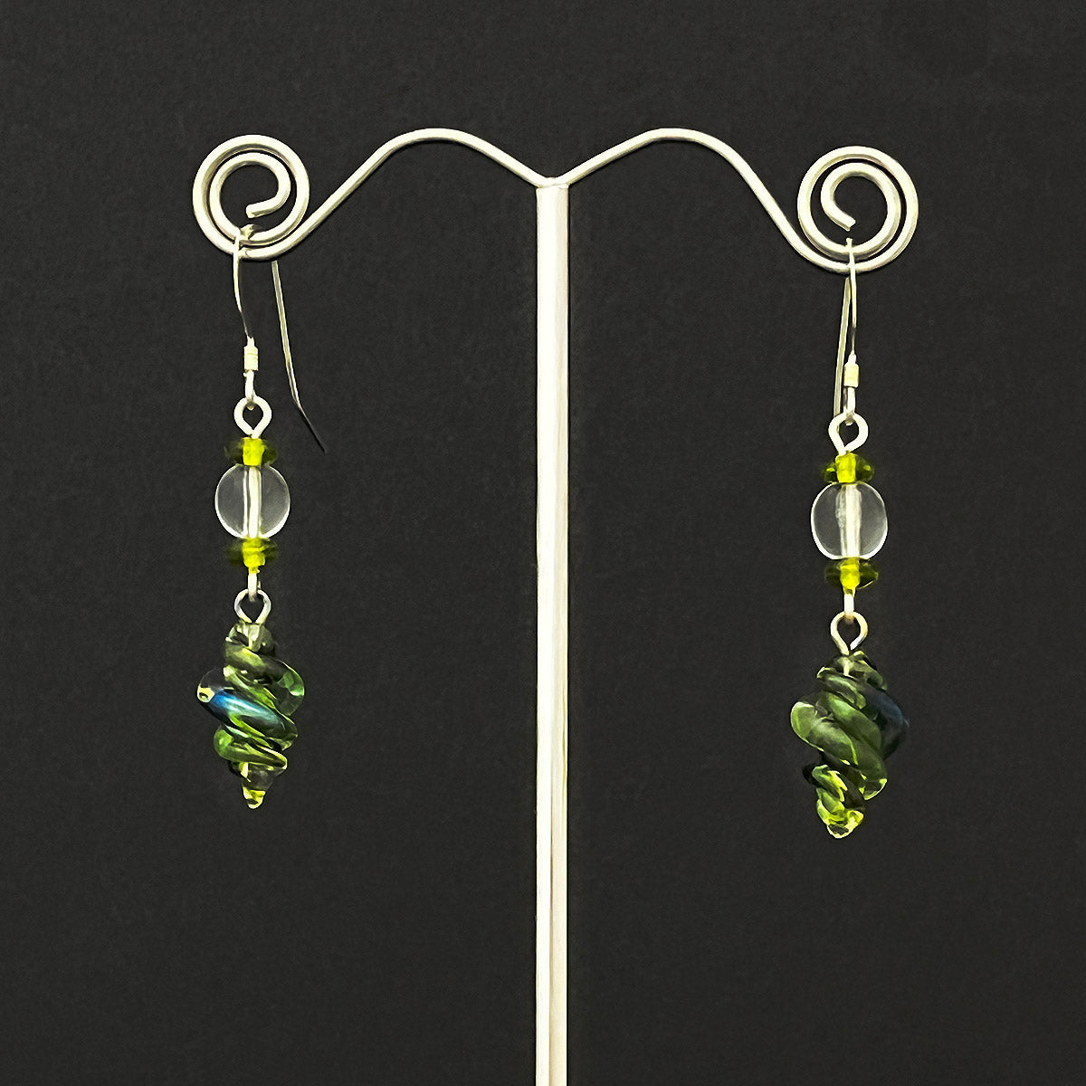 Spiral Drop Earrings