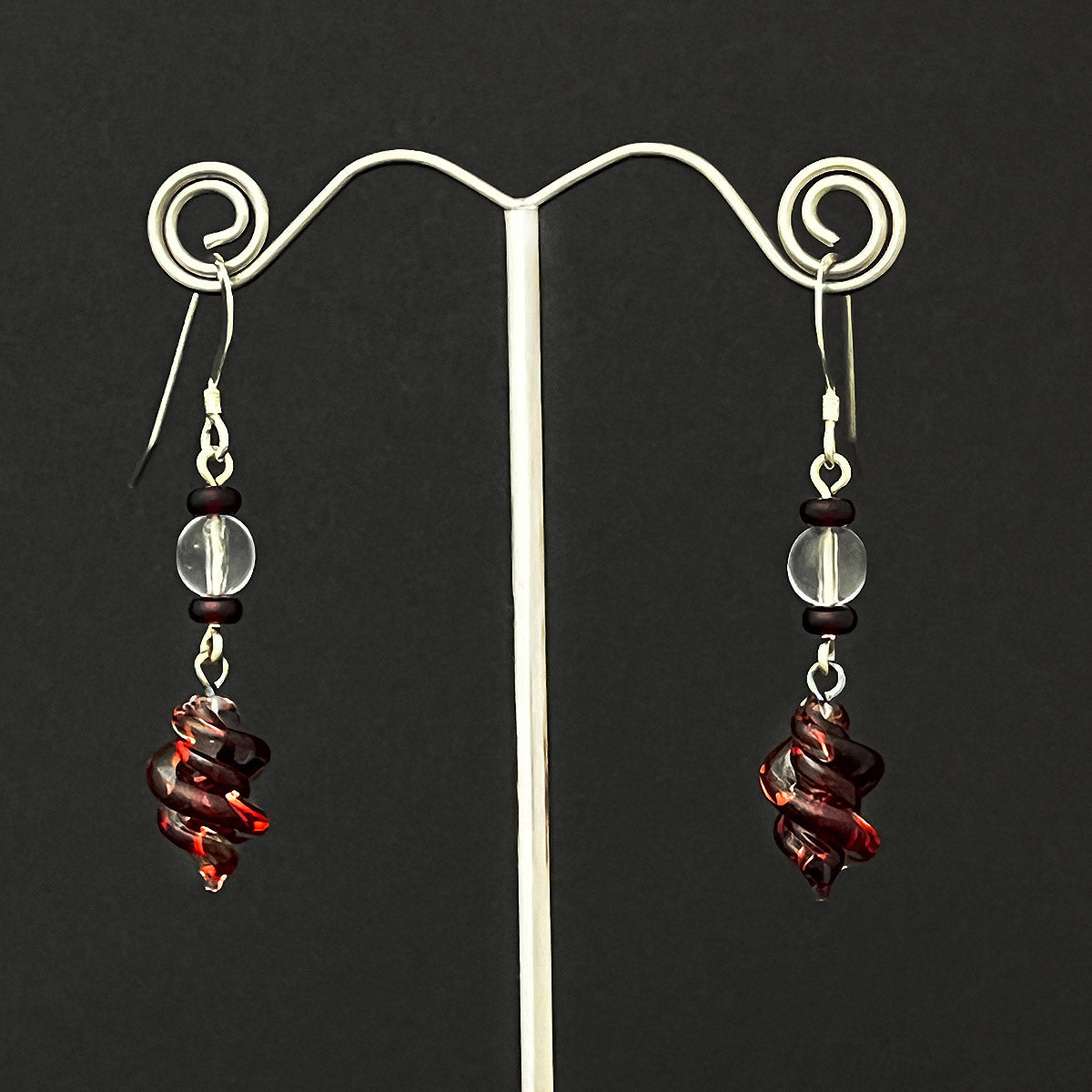 Spiral Drop Earrings