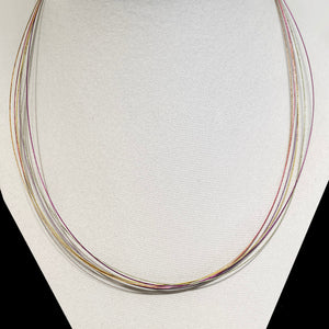 Nylon Multi Strand Necklace