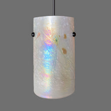 White Miro Open Cylinder Pendant