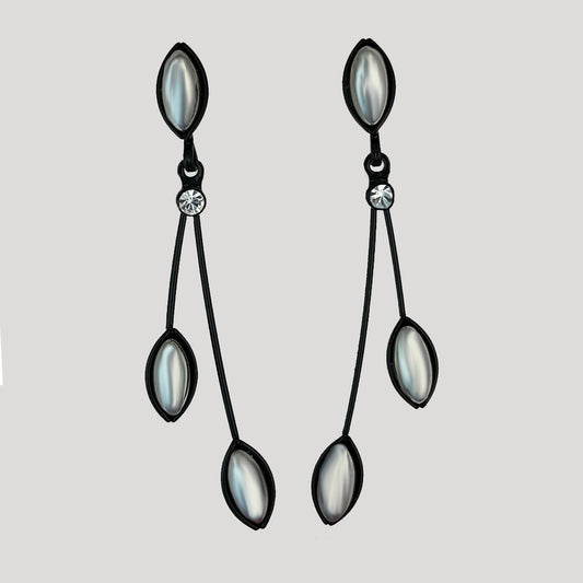 Triple Leaf Earrings