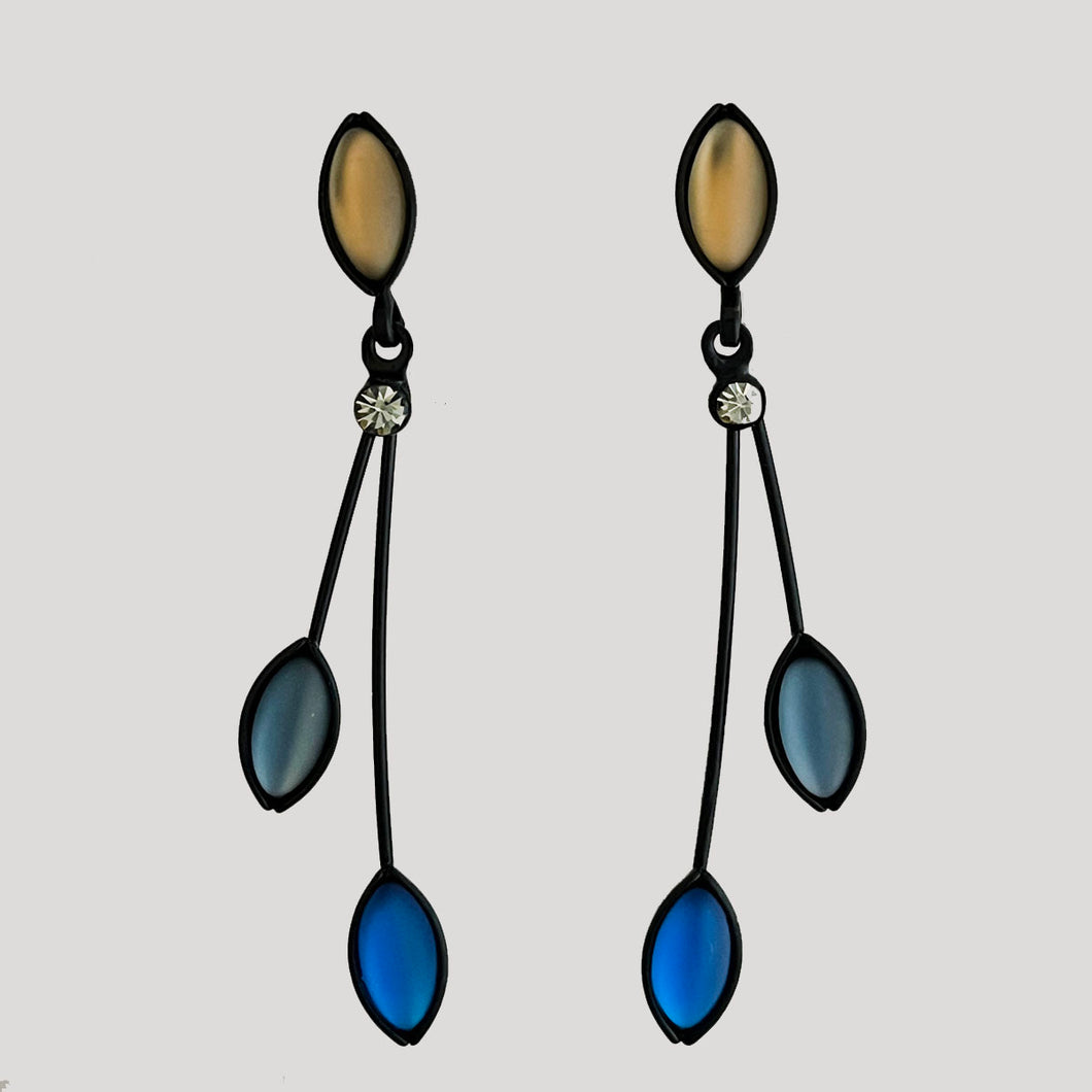Triple Leaf Earrings