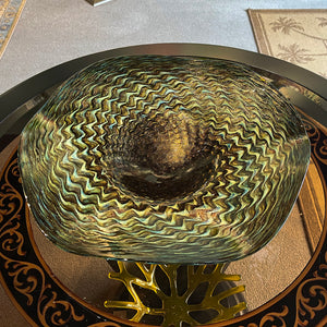 Wavy Bowl in Topaz/Aventurine